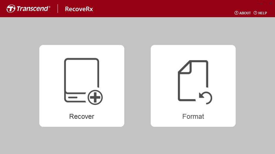 RecoveRx interface